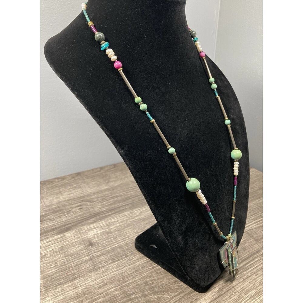 Artisan Handcrafted Lauren Pollaro Sterling Silver Mixed Media York Maine Art - Picture 4 of 10